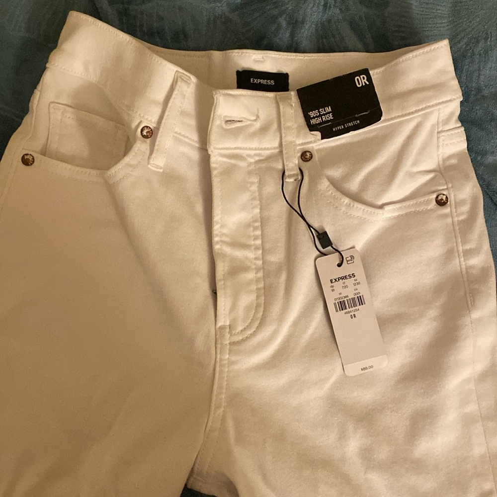 90s Slim Highrise size 0R Express Jeans